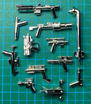 Little Armory SW Blasters - Complete Set - Chrome